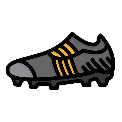 zapatos de fútbol Generic Outline Color icono