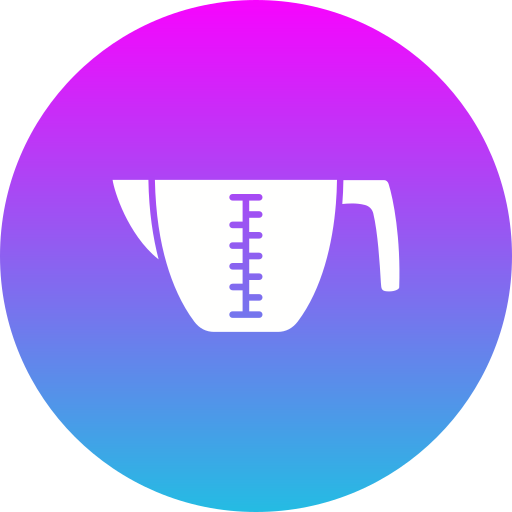 Measuring cup Generic Flat Gradient icon
