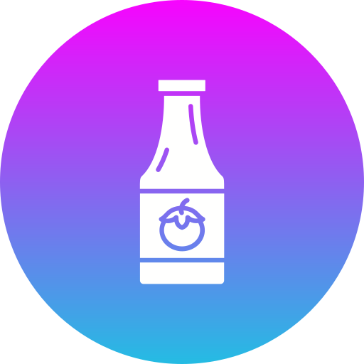 Ketchup bottle Generic Flat Gradient icon