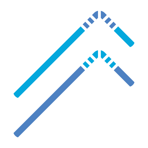 빨대 Generic Blue icon