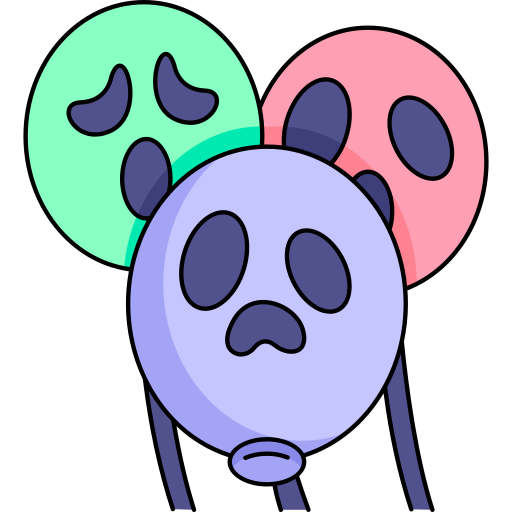 Balloons Generic Thin Outline Color icon