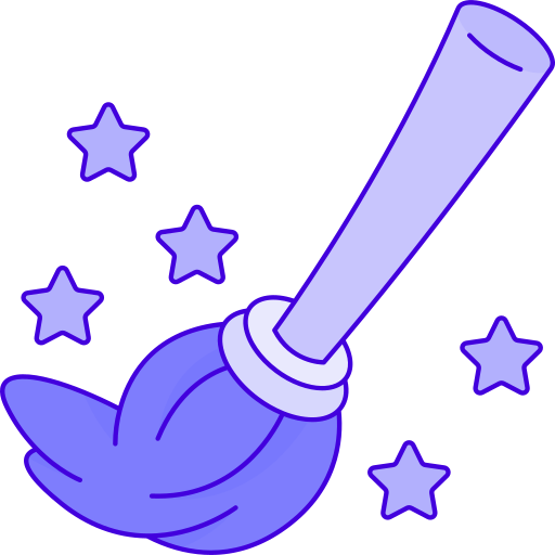 Flying broom Generic Thin Outline Color icon