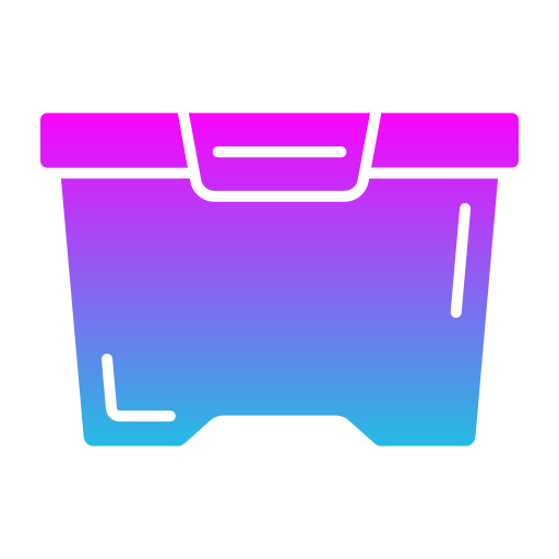 Пищевых контейнеров Generic Flat Gradient иконка