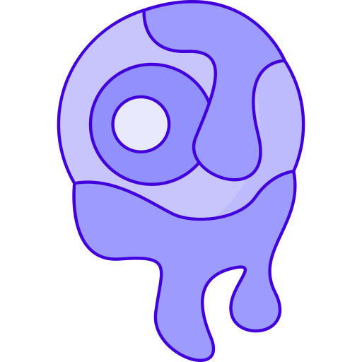 globo ocular Generic Thin Outline Color icono