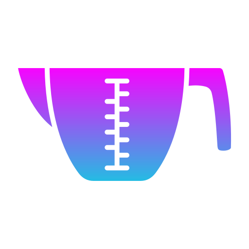 Measuring cup Generic Flat Gradient icon