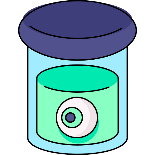 auge Generic Thin Outline Color icon