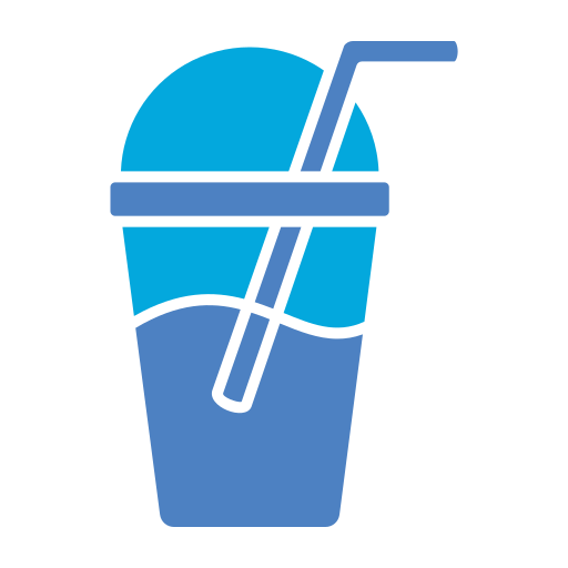 플라스틱 컵 Generic Blue icon