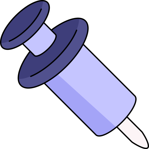 Syringe Generic Thin Outline Color icon