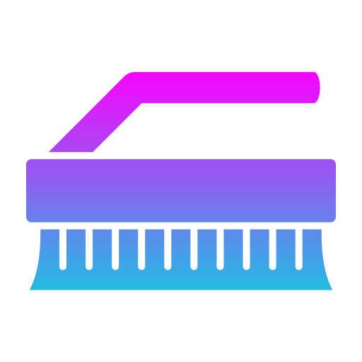 Cleaning brush Generic Flat Gradient icon