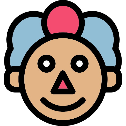 payaso Generic Outline Color icono