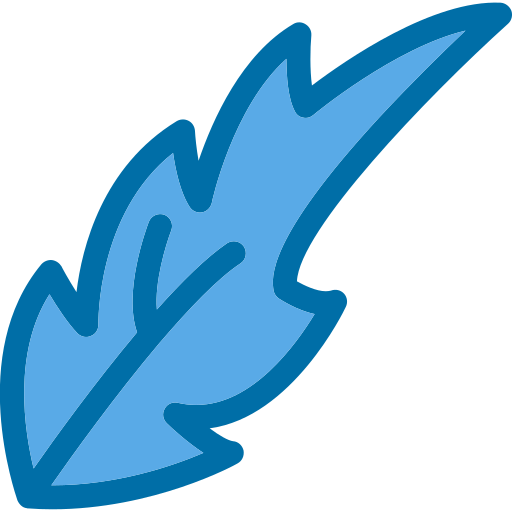 hojas secas Generic Blue icono