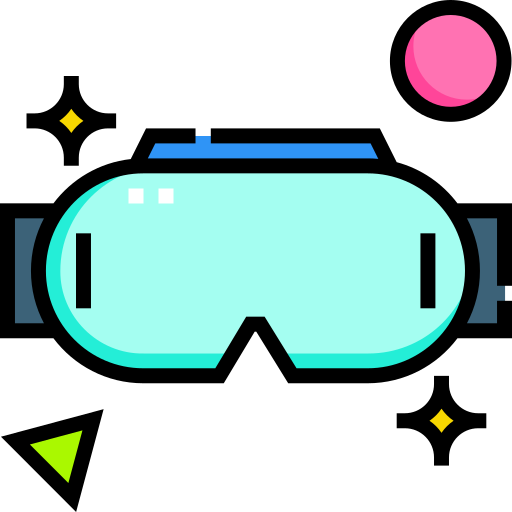 vr brille Detailed Straight Lineal color icon