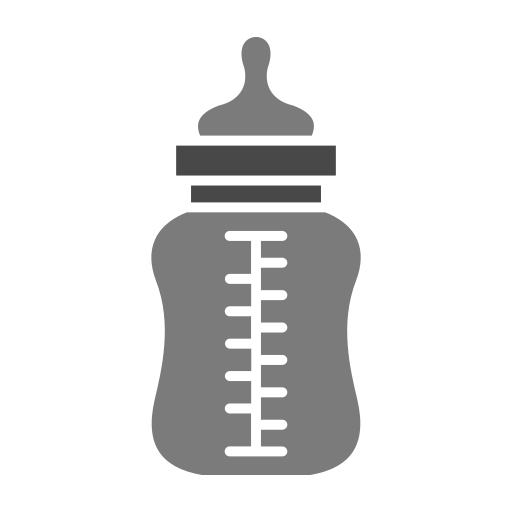 Baby bottle Generic Grey icon