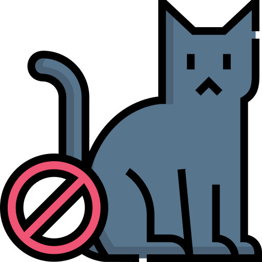 cat Detailed Straight Lineal color icon