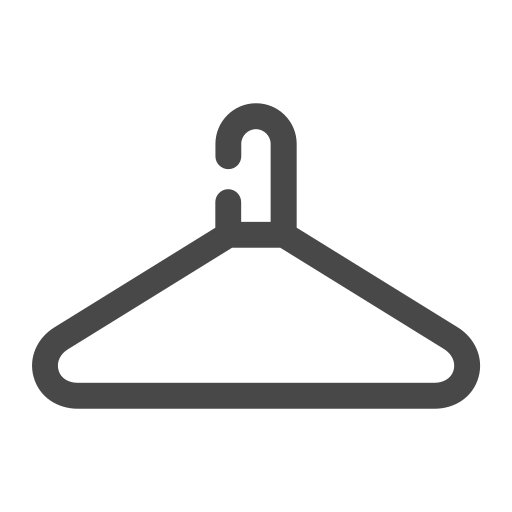 Clothes hanger Generic Grey icon