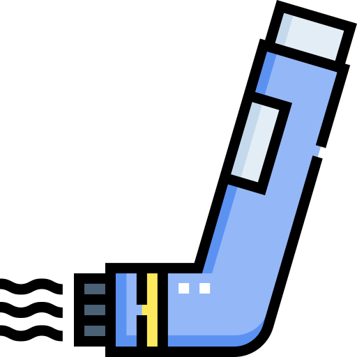 inhalator Detailed Straight Lineal color ikona