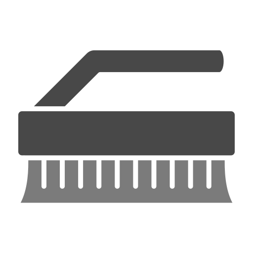 Cleaning brush Generic Grey icon