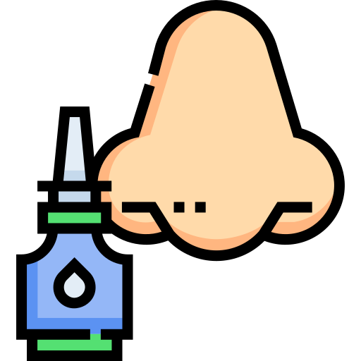 Nasal spray Detailed Straight Lineal color icon