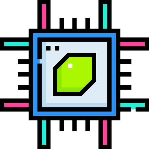 칩 Detailed Straight Lineal color icon