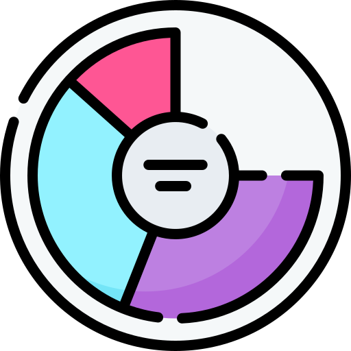 Pie chart Special Lineal color icon