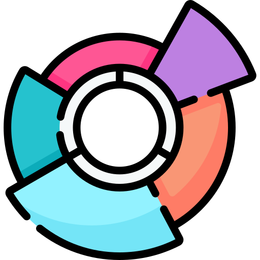 Circular diagram Special Lineal color icon