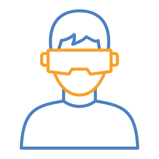 Vr Generic Outline Color icon