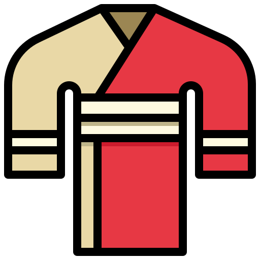 kimono Generic Outline Color icon