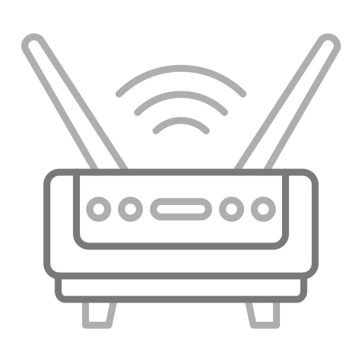 Wifi router Generic Grey icon