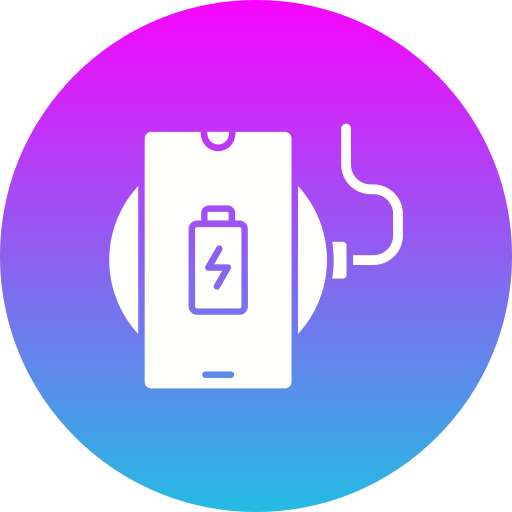 Wireless charger Generic Flat Gradient icon