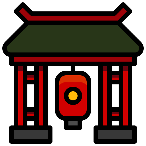 Świątynia Generic Outline Color ikona