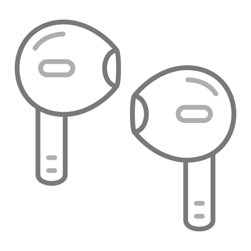 Earbuds Generic Grey icon