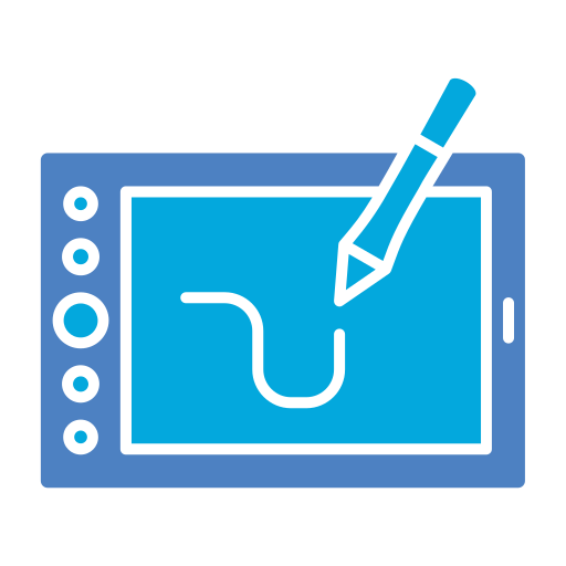 tableta digitalizadora Generic Blue icono