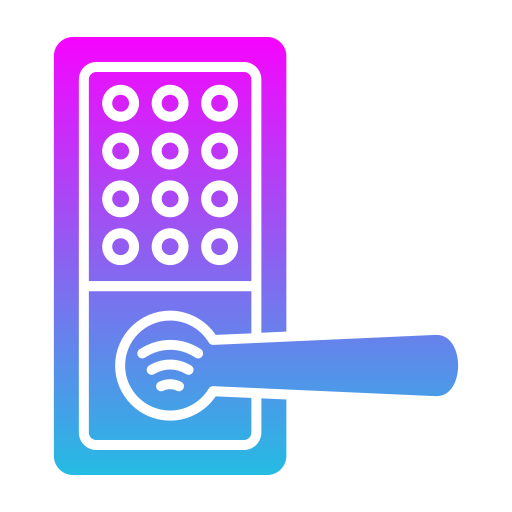 smart lock Generic Flat Gradient icon