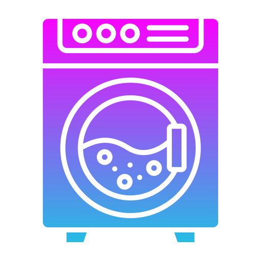 machine à laver Generic Flat Gradient Icône