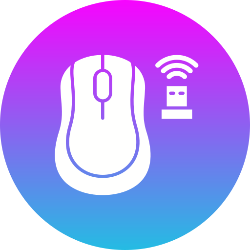 Wireless mouse  Generic Flat Gradient icon