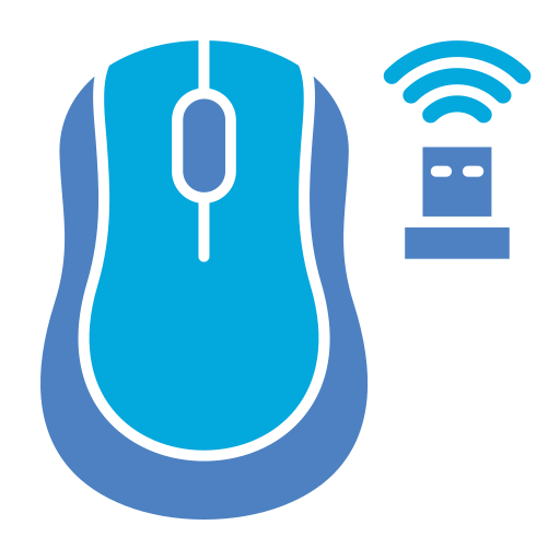 Wireless mouse  Generic Blue icon