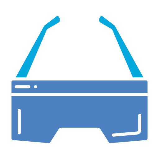 스마트 안경 Generic Blue icon