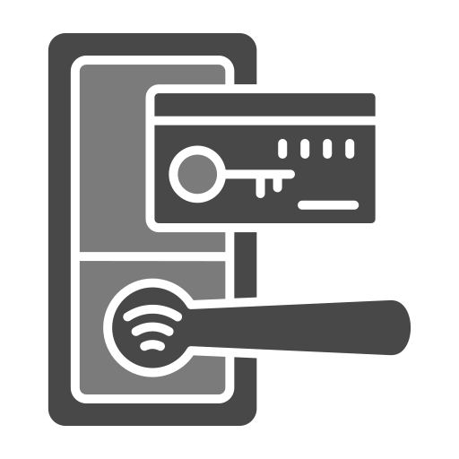 tarjeta clave Generic Grey icono