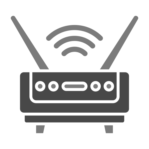 Wifi router Generic Grey icon