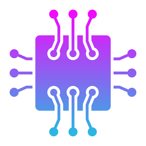 Microchip Generic Flat Gradient icon