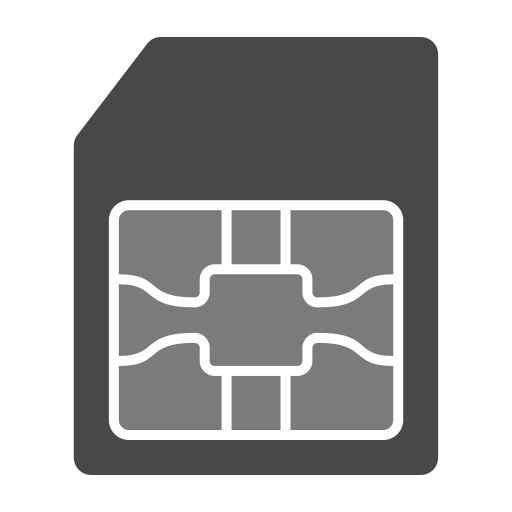 simkaart Generic Grey icoon
