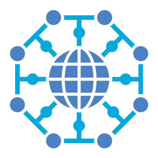 Global Network Generic Blue icon
