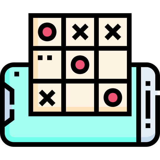 tic tac toe Detailed Straight Lineal color icon