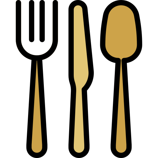Cutlery Pause08 Lineal Color icon