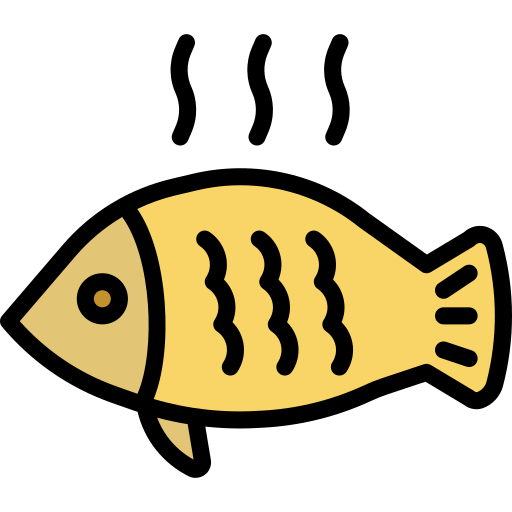 Fish Pause08 Lineal Color icon