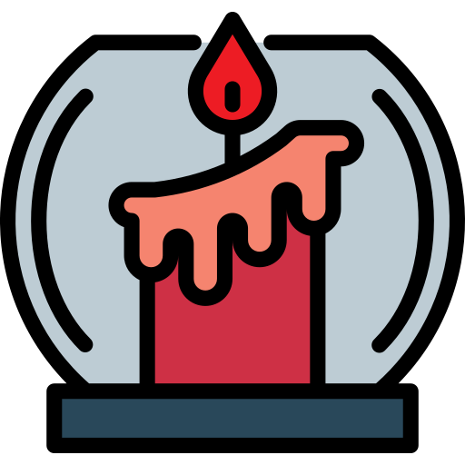 Candle Pause08 Lineal Color icon
