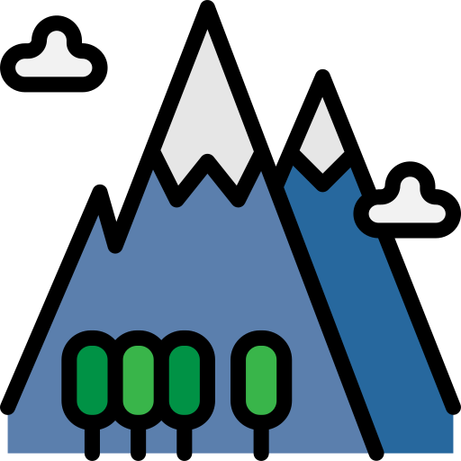 Mountain Pause08 Lineal Color icon