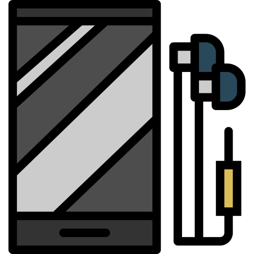スマートフォン Pause08 Lineal Color icon