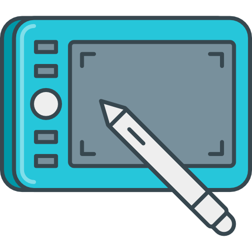 grafisch tablet Flaticons.com Flat icoon