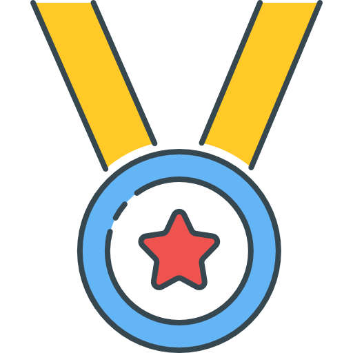 medalha Flaticons.com Flat Ícone